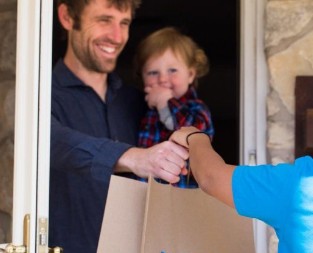 John Reardon with his baby. married, husband, wife, partner, relationship, son